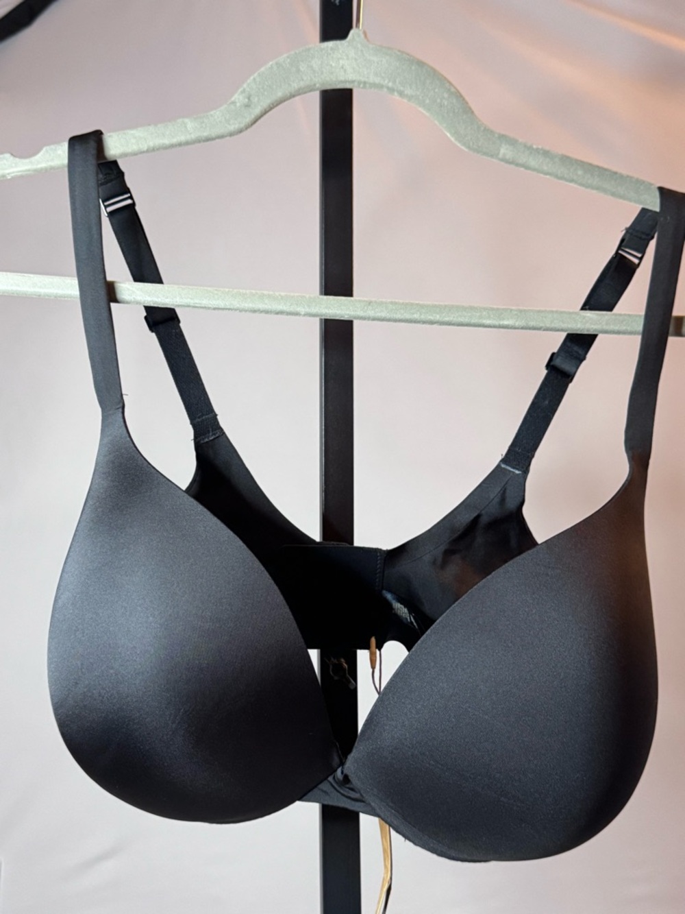 Skims Black 36DDD Onyx Ultimate Push Up Plunge Bra